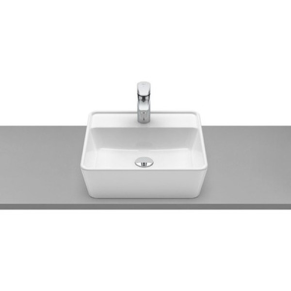 Cuba Branco Apoio Quadrada C/mesa Optica 42,0x42,0  - Roca Louça