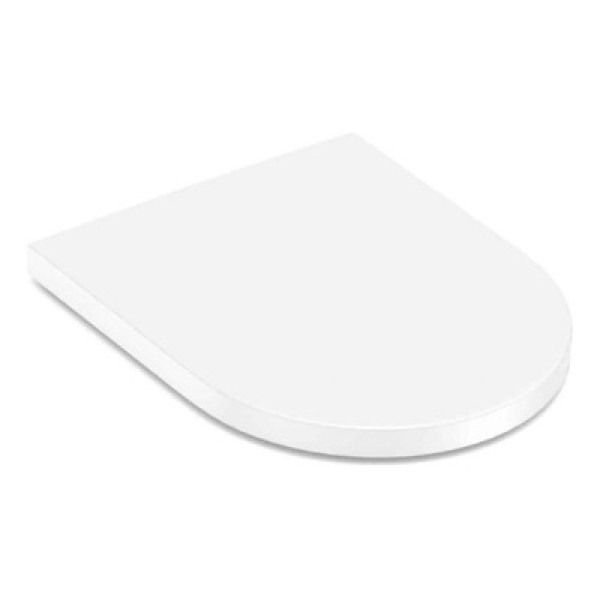Encontraproduto.com.br - Assento Polipropileno Soft Close Debba Round Branco A801B22002 Roca