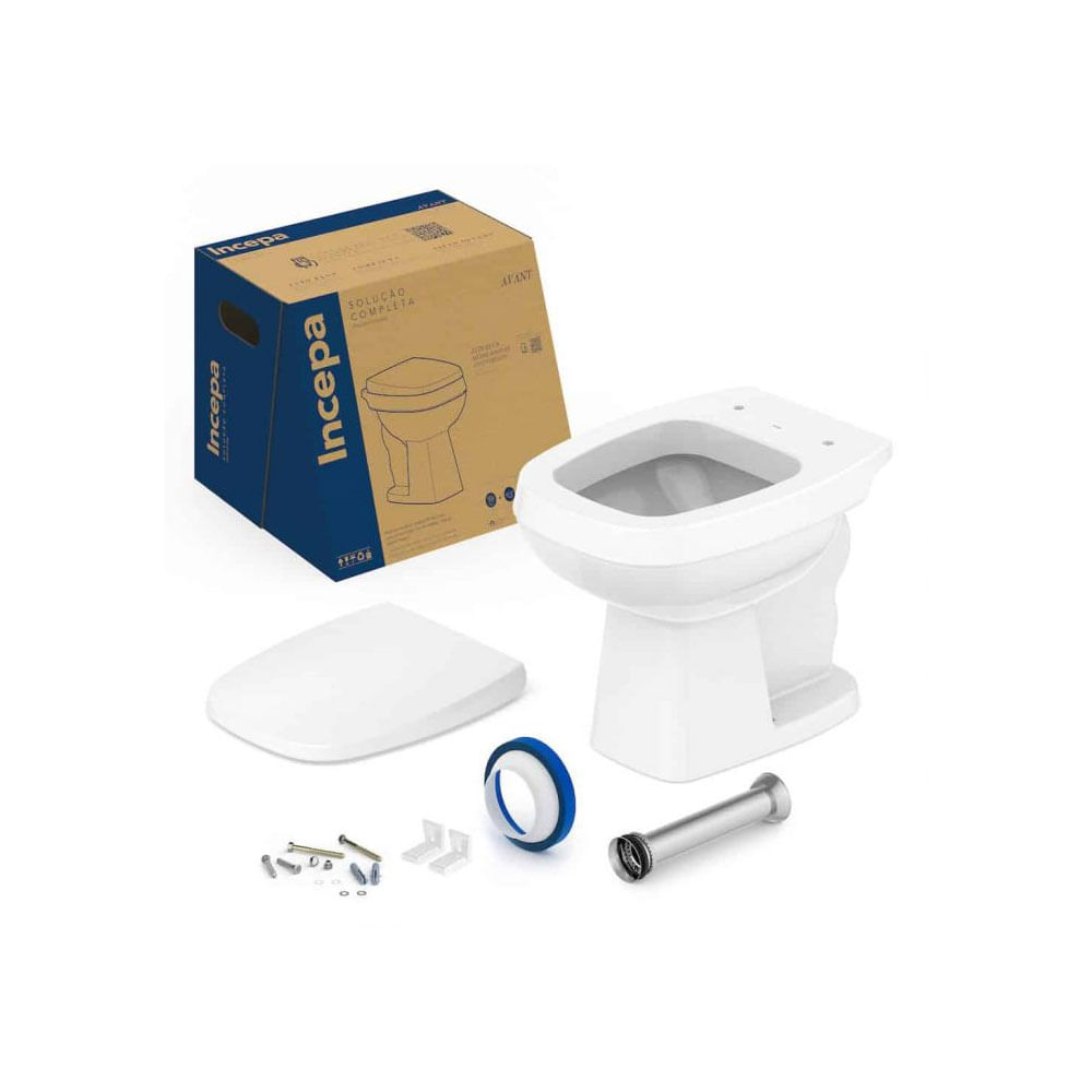 Kit Bacia Convencional Avant Branco - Incepa
