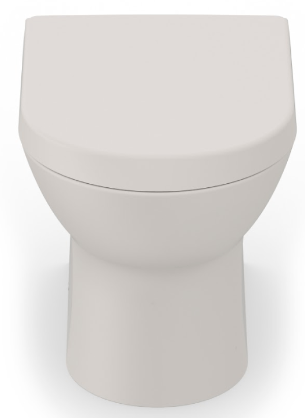 Encontraproduto.com.br - Kit Bacia Convencional   Complementos de Instalação c/ assento Termofixo Beige Nexo Roca