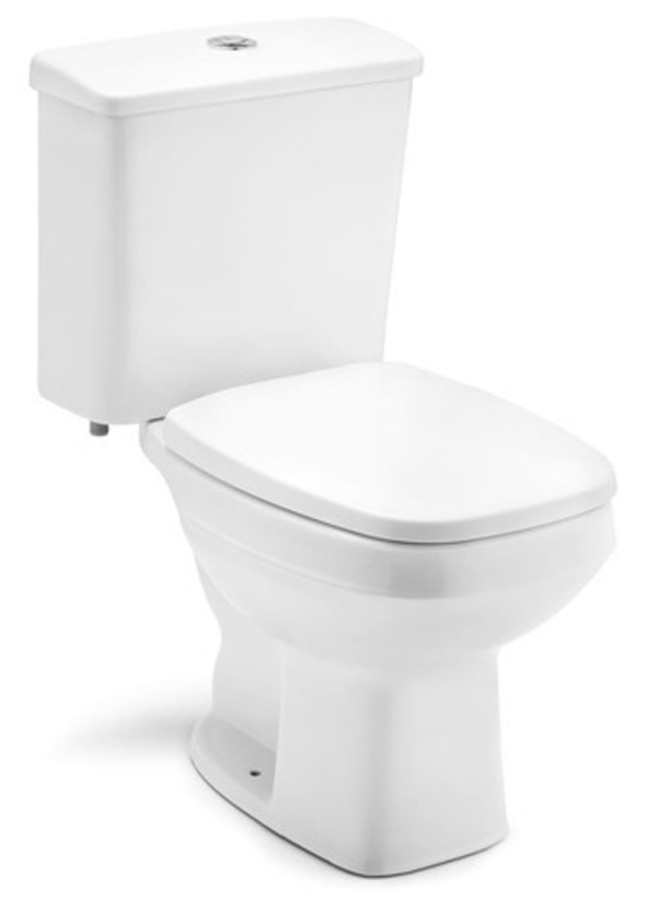 Encontraproduto.com.br - Vaso Sanitário com Caixa Acoplada Incepa/Roca Avant Ecoflush Acionamento Duplo Branco 3/6 Litros