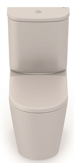 Kit Bacia com Caixa Acoplada e Assento Neo Champagne/Beige + Conjunto de Fixação Flexível e Anel de Vedação - Incepa