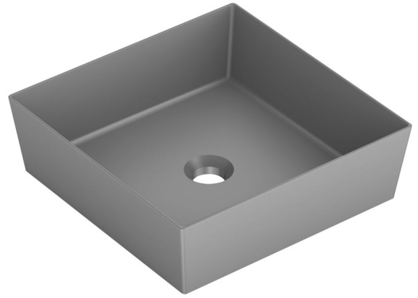 Encontraproduto.com.br - Cuba quadrada de apoio platinum p5 sem mesa stone - incepa