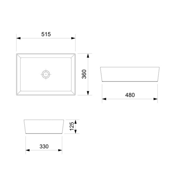 Encontraproduto.com.br - Cuba Incepa Apoio Stone Platinum P7 510X360 sem Mesa 1450740077108