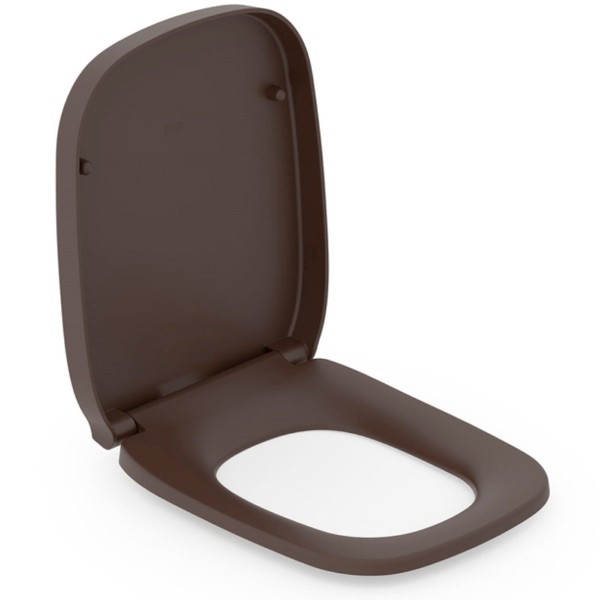 Encontraproduto.com.br - Kit Bacia com Caixa Acoplada Debba Classic com Assento e Acessórios de Instalação Café - Roca