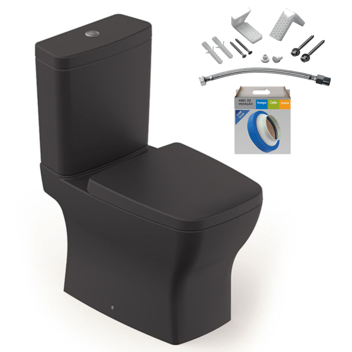 Encontraproduto.com.br - Kit Bacia com Caixa Acoplada Boss Onix - Incepa