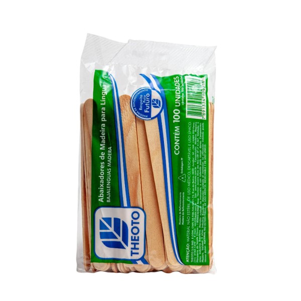 Encontraproduto.com.br - Abaixador de Língua - Pacote com 100 unidades