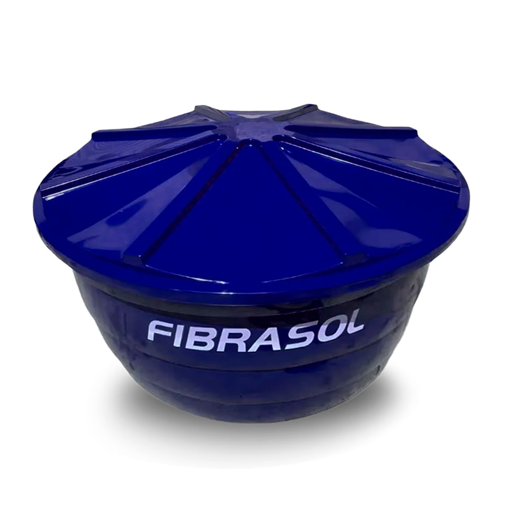 Encontraproduto.com.br - Caixa D´água em Polietileno com Tampa Azul 5.000L - Fibrasol