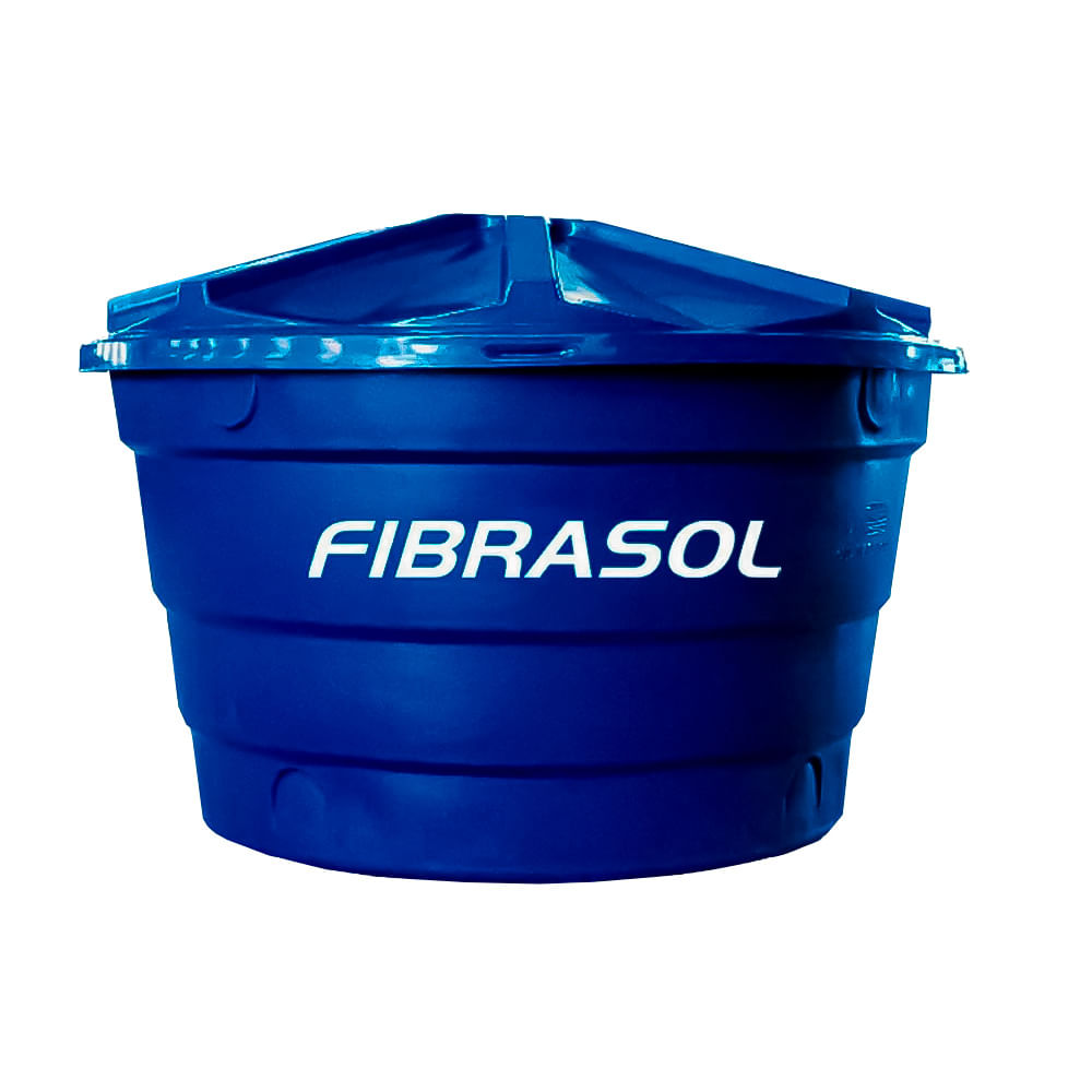 Caixa Dágua Em Polietileno Com Tampa 500L - Fibrasol.