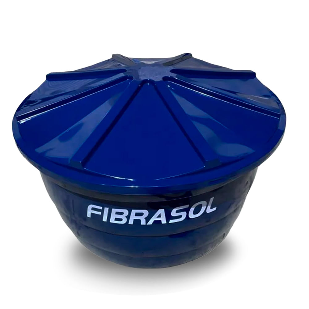 Encontraproduto.com.br - Caixa D´água em Polietileno com Tampa Azul 1.000L - Fibrasol