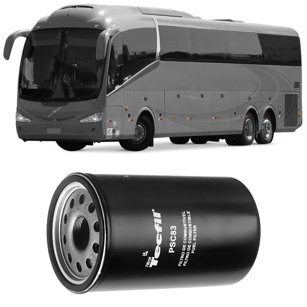 Filtro Combustível Volvo Bus B340 B380 B420 2012 a 2020 Tecfil PSC83