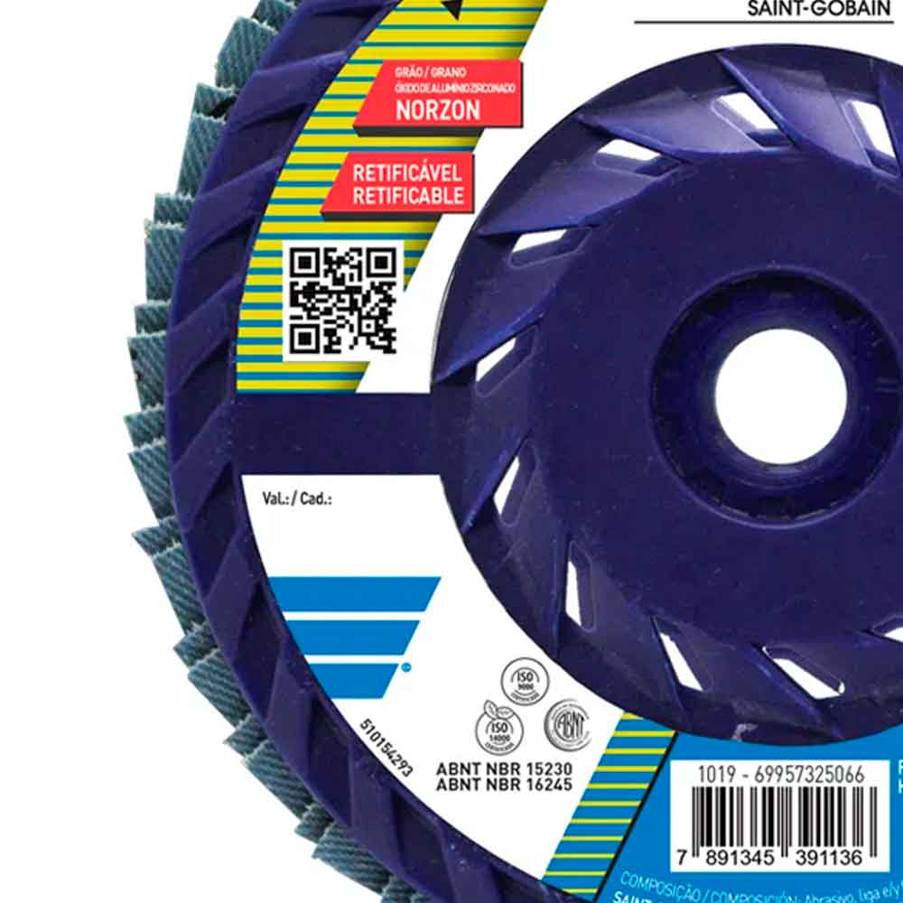 Encontraproduto.com.br - Disco de Lixa Flap-Disc 4.1/2