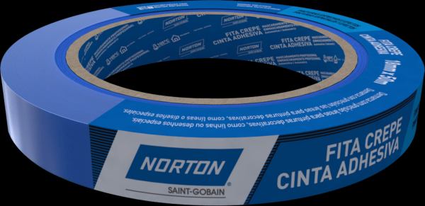 Encontraproduto.com.br - Fita Crepe Azul Interno E Externo 18mmx50m Norton