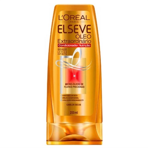 Encontraproduto.com.br - Condicionador LOréal Elseve Óleo Extraordinário Cabelos Secos Frasco 200ml