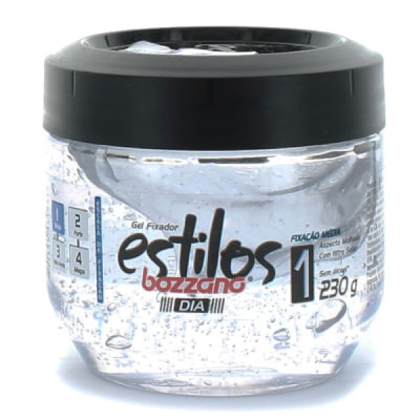 Encontraproduto.com.br - Gel Fixador Média Dia Bozzano Estilos Pote 230G