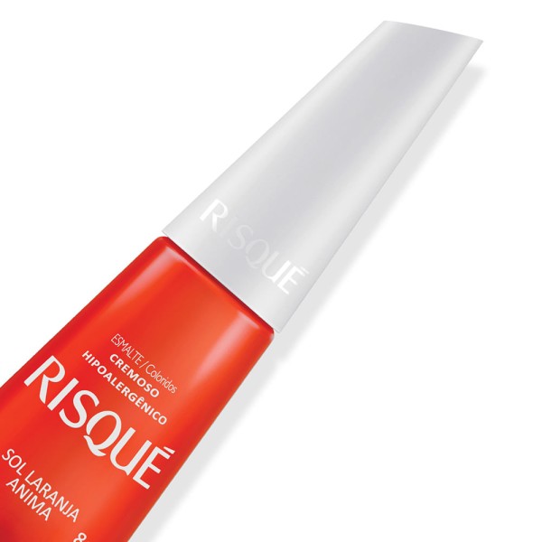 Encontraproduto.com.br - Esmalte Risqué Coloridos Sol Laranja Anima