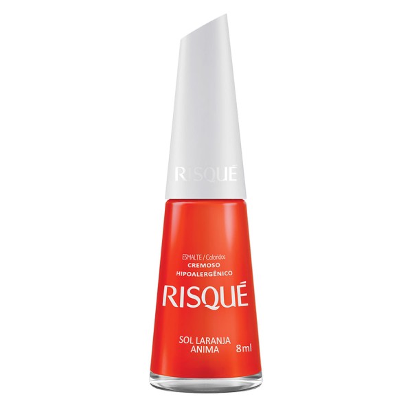 Encontraproduto.com.br - Esmalte Risqué Coloridos Sol Laranja Anima