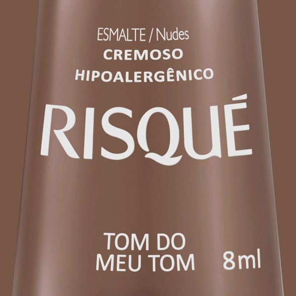 Encontraproduto.com.br - Esmalte Risqué Marrom Cremoso Tom do Meu Tom 8ml