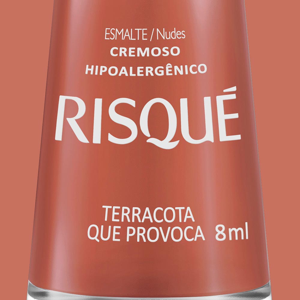 Encontraproduto.com.br - Esmalte Cremoso 8ml Terracota Provoca - Risque
