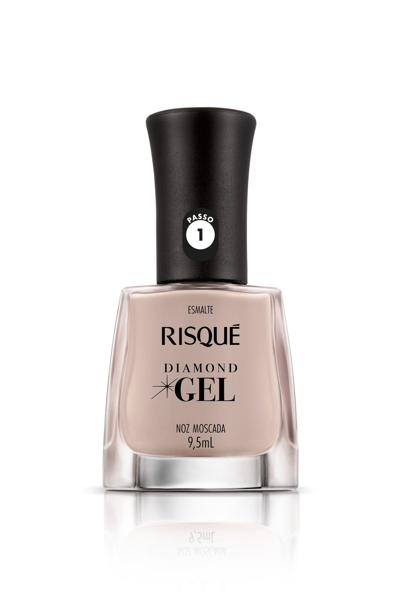 Encontraproduto.com.br - Esmalte Risqué Diamond Gel Noz Moscada 9,5ml