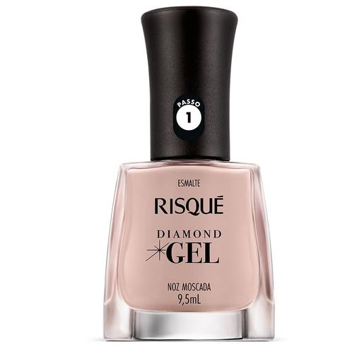 Encontraproduto.com.br - Esmalte Risqué Diamond Gel Noz Moscada 9,5ml