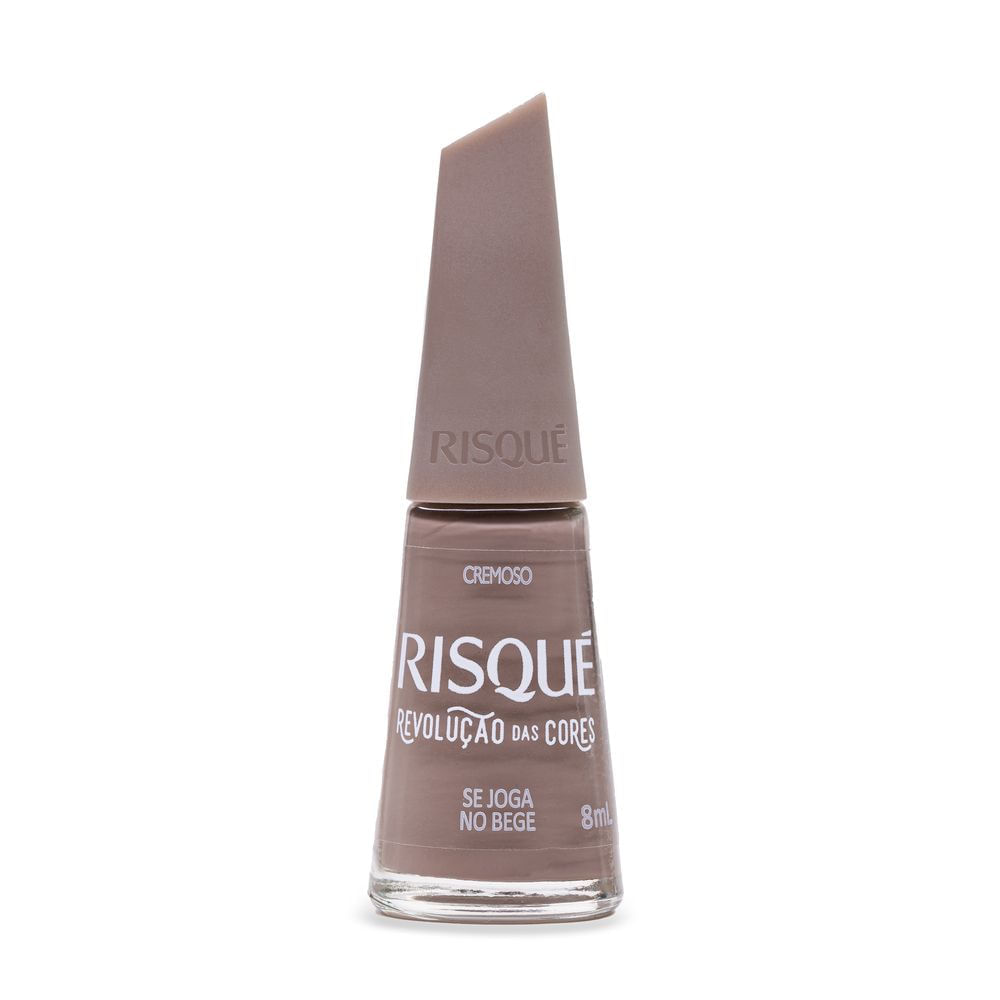 Esmalte Risqué Revolução das Cores Se Joga no Bege Cremoso 8ml