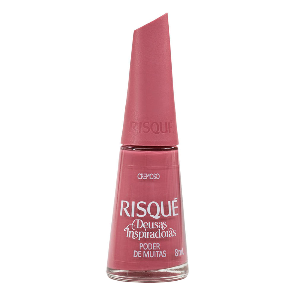 Encontraproduto.com.br - Esmalte Risqué Deusas Inspiradoras Poder de Muitas Rosa 8 ml