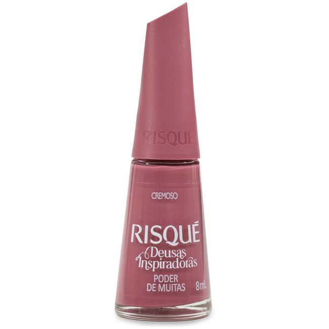 Encontraproduto.com.br - Esmalte Risqué Deusas Inspiradoras Poder de Muitas Rosa 8 ml