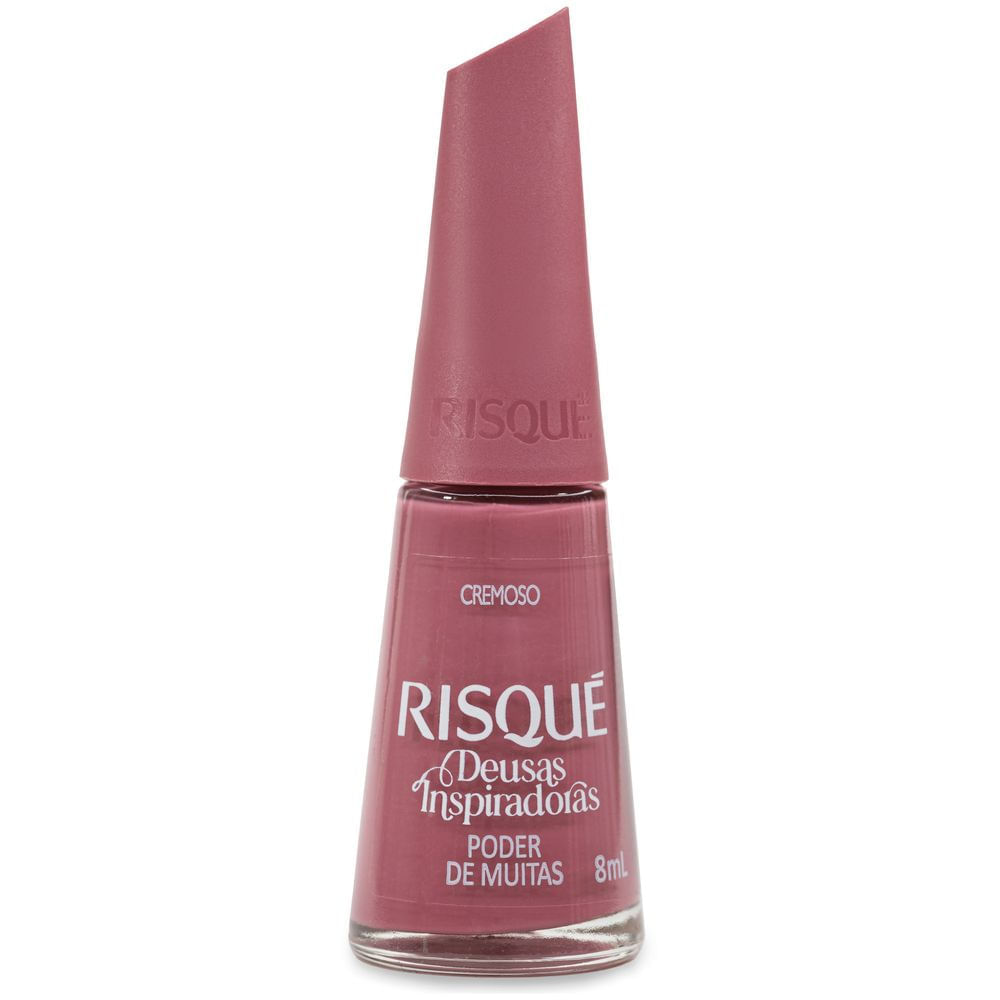 Esmalte Risqué Deusas Inspiradoras Poder de Muitas Rosa 8 ml