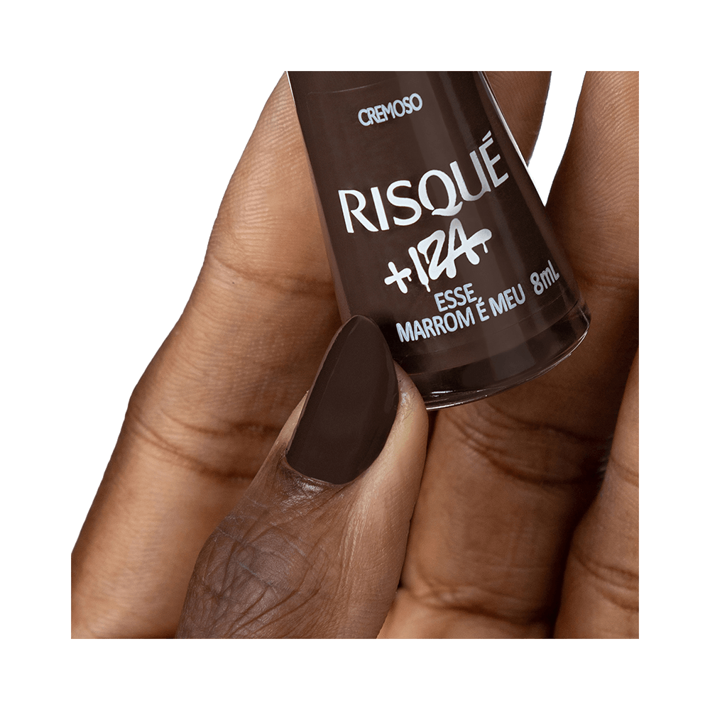 Encontraproduto.com.br - Esmalte Risqué Cremoso Iza Esse Marrom é Meu