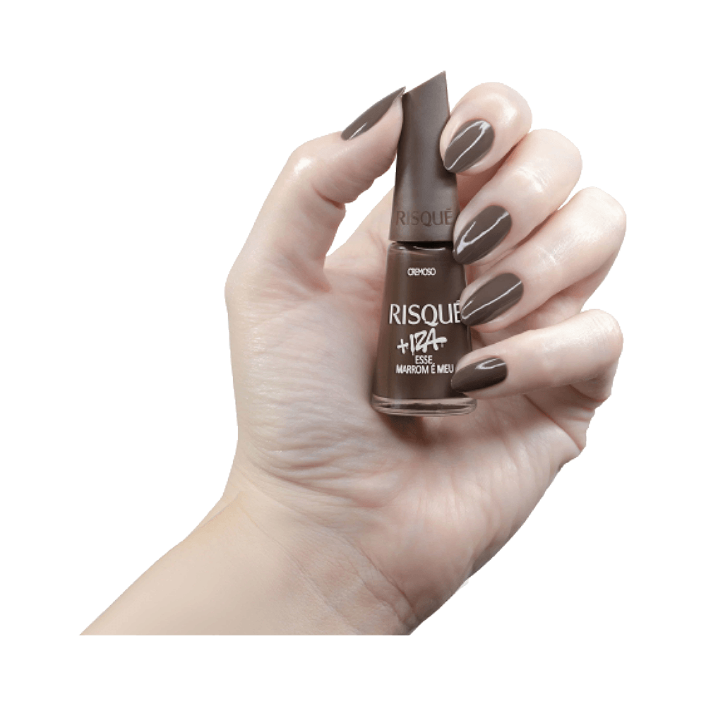 Encontraproduto.com.br - Esmalte Risqué Cremoso Iza Esse Marrom é Meu