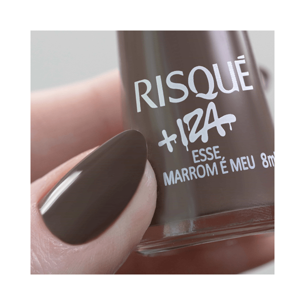 Encontraproduto.com.br - Esmalte Risqué Cremoso Iza Esse Marrom é Meu