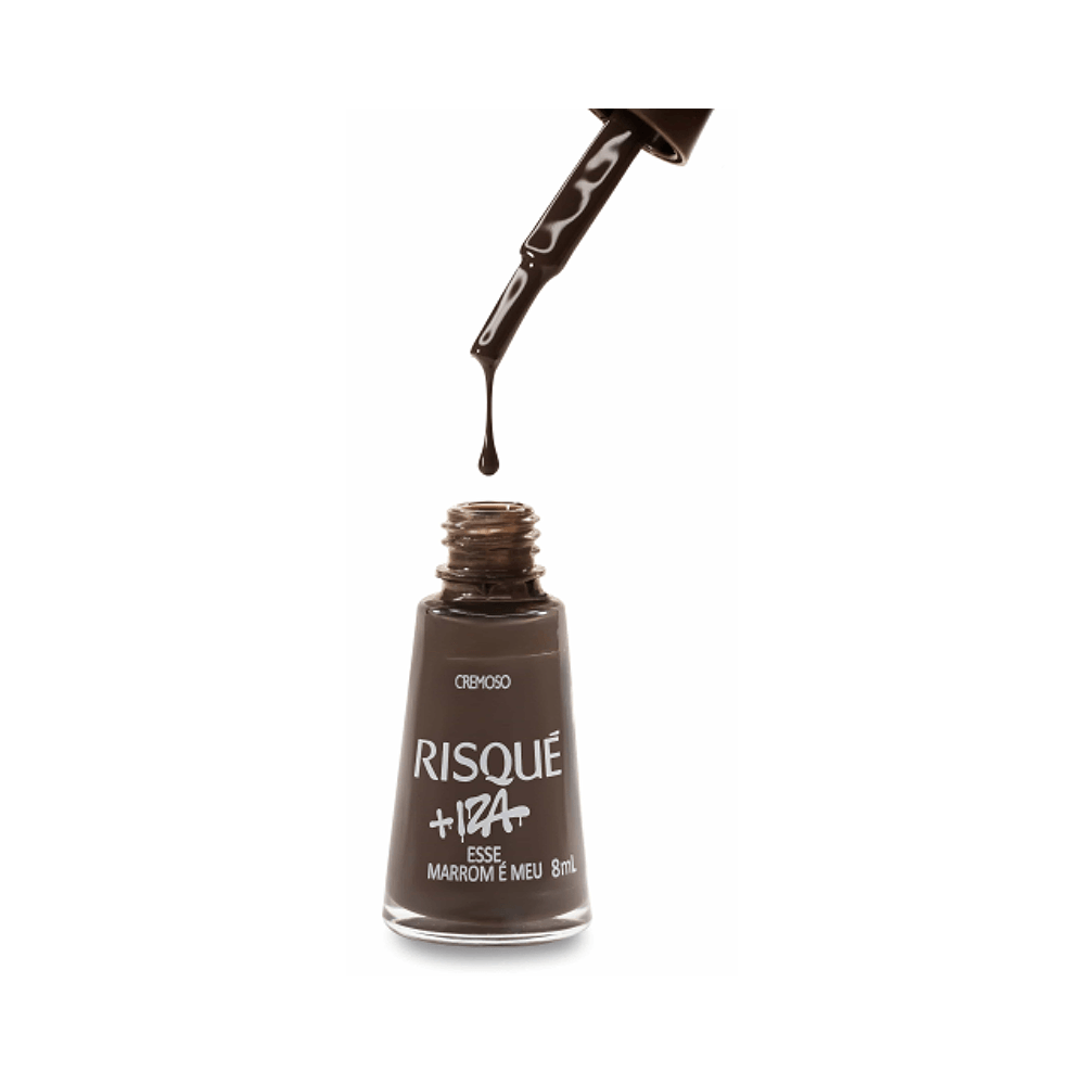 Encontraproduto.com.br - Esmalte Risqué Cremoso Iza Esse Marrom é Meu