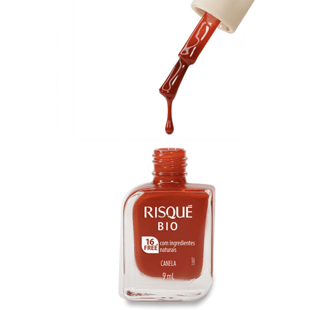 Encontraproduto.com.br - Esmalte Bio 16 Free 9ml Canela - Risque