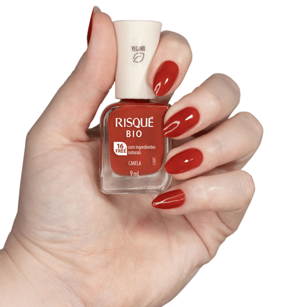 Encontraproduto.com.br - Esmalte Bio 16 Free 9ml Canela - Risque