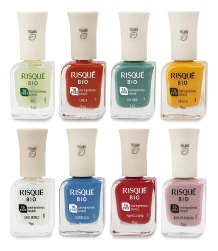 Encontraproduto.com.br - Esmalte Bio 16 Free 9ml Canela - Risque