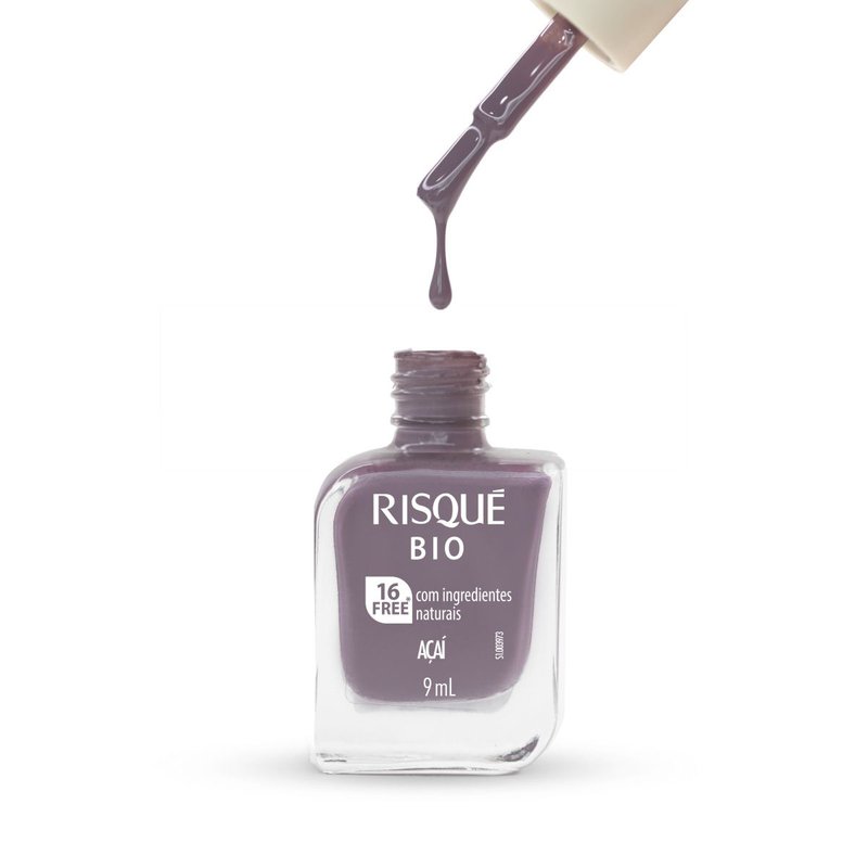 Encontraproduto.com.br - Esmalte Risqué Bio Cremoso Açaí - Risqué - 9ml
