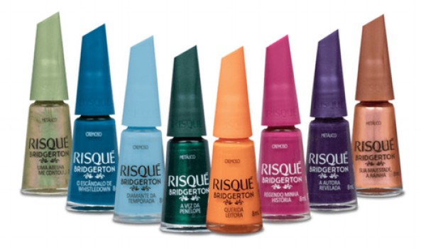 Esmalte Risqué Bridgerton Coleção Completa Com 8 Unidades