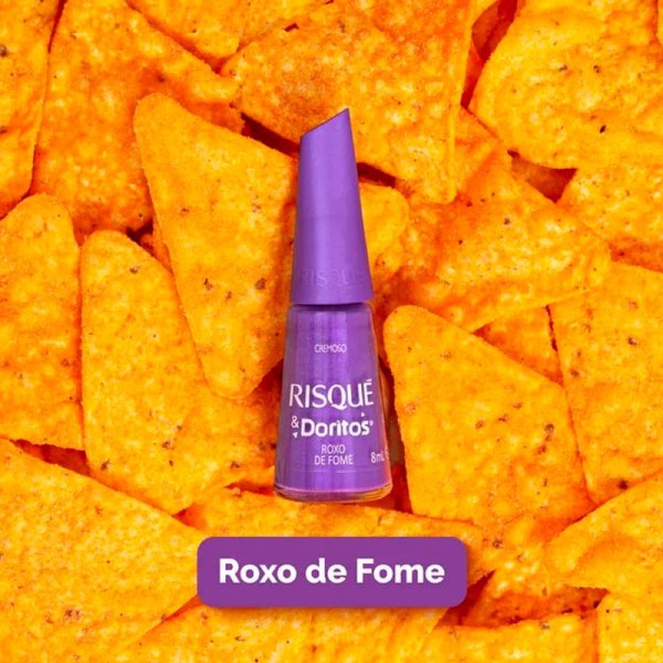 Encontraproduto.com.br - Esmalte Roxo de Fome Cremoso Risqué & Doritos - 8ml
