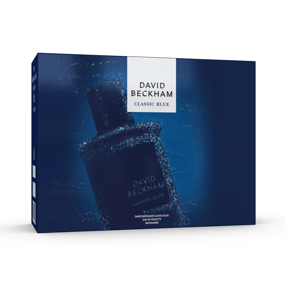 Encontraproduto.com.br - Kit Perfume David Beckham Classic Blue Masculino Eau de Toilette 50 ml + Nécessarie