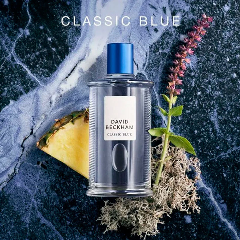 Encontraproduto.com.br - Kit Perfume David Beckham Classic Blue Masculino Eau de Toilette 50 ml + Nécessarie