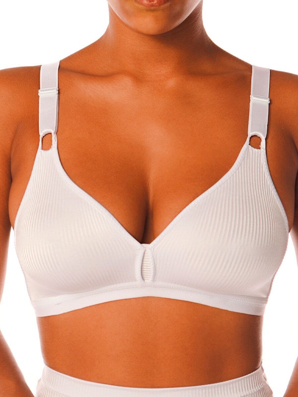 Encontraproduto.com.br - Sutiã sem Aro e sem Bojo Demillus 61196/61096 Taça B Branco