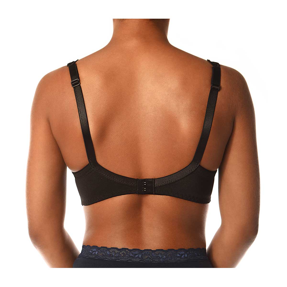 Encontraproduto.com.br - Sutiã Sustentação com renda Taça Espumada/Aro Preto Demillus