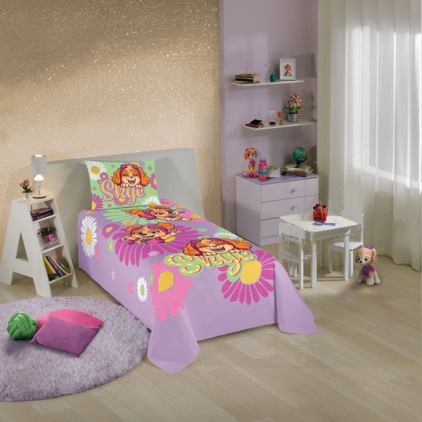 Encontraproduto.com.br - Jogo de Cama Lepper  Patrulha Canina Com 2 Peças