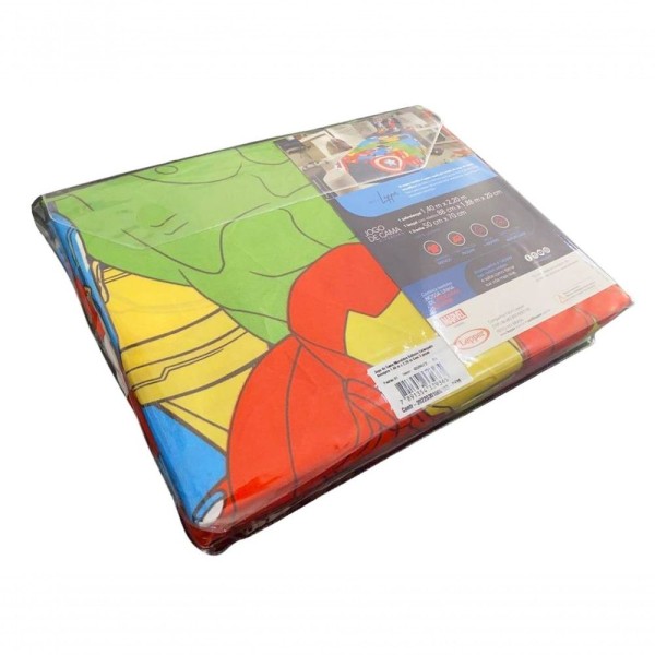 Encontraproduto.com.br - Jogo de Cama Lepper Avengers Com 3 Peças