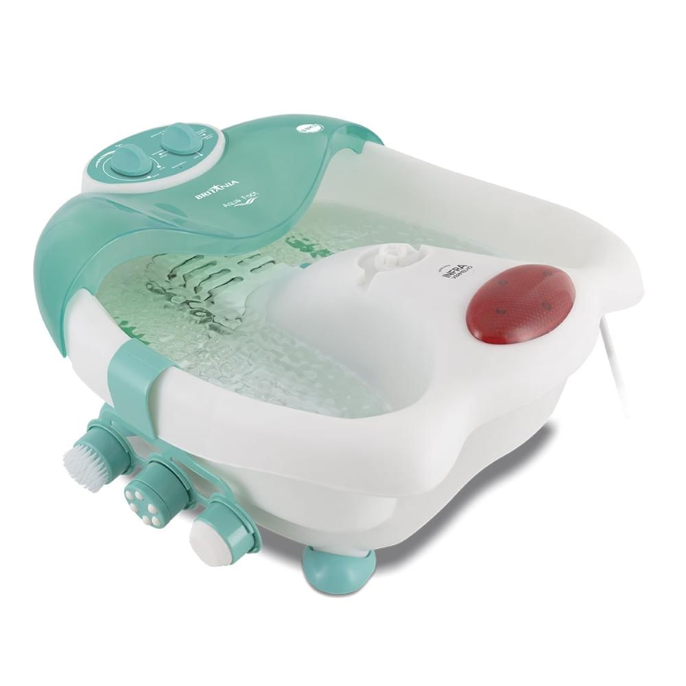 Encontraproduto.com.br - Hidromassageador Para Os Pés Britânia Aqua Foot 400W Até 30°C 127V Branco