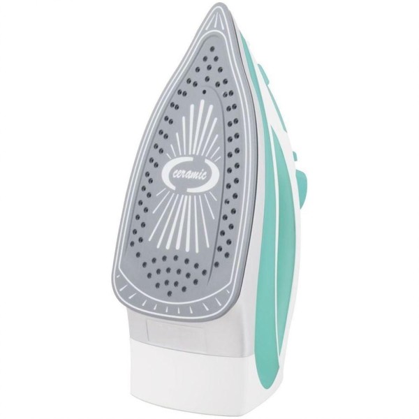 Encontraproduto.com.br - Ferro De Passar A Vapor Philco Ceramic Pfce1 Branco Com Verde 220v