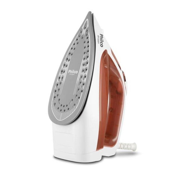 Encontraproduto.com.br - Ferro de Passar Vapor Spray Philco PFV300V com Base Cerâmica Vermelho