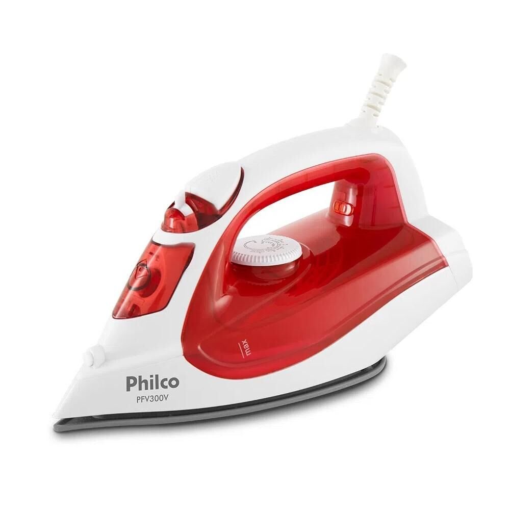 Ferro De Passar Roupa C- Spray Umedecedor Vermelho 220v