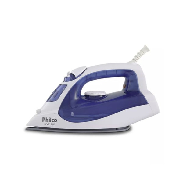 Encontraproduto.com.br - Ferro De Passar Roupa C- Saída De Vapor Vertical Azul 220v